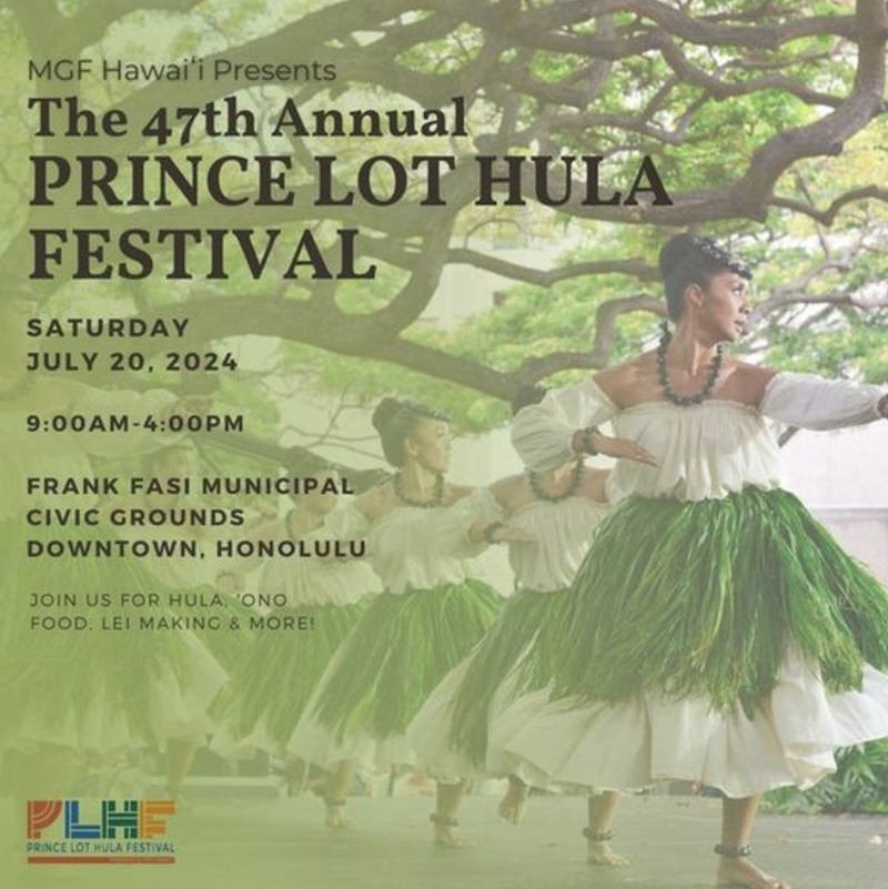 Prince Lot Hula Festival Flyer