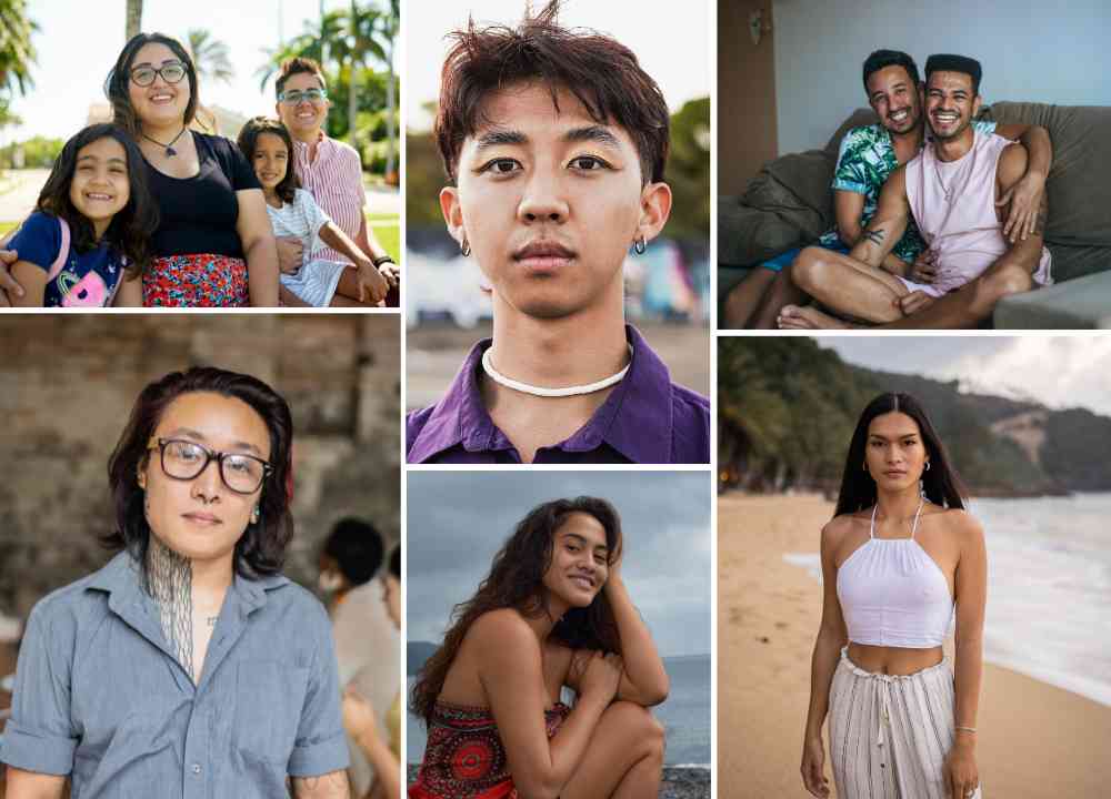 Collage of LGBTQIA People